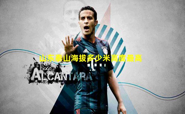 山东泰山海拔多少米高度最高